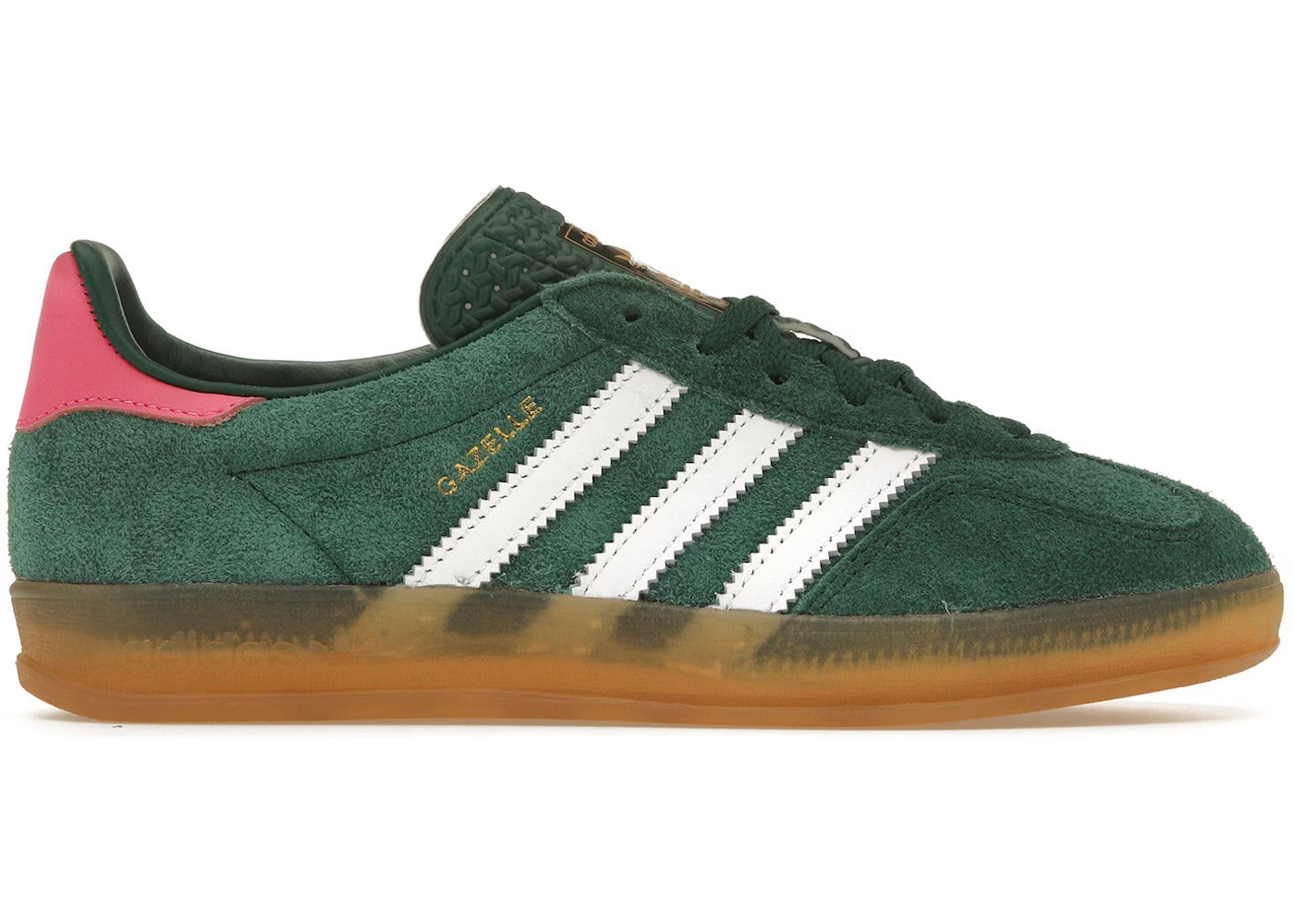 Adidas Gazelle Indoor "Collegiate Green Lucid Pink"